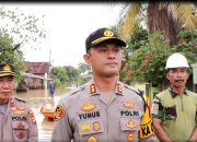 Polres Pringsewu Kerahkan Seluruh Sumber Daya Tangani Banjir di Tiga Kecamatan