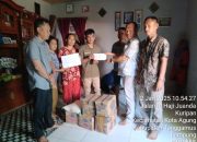 Pemerintah Pekon Gunung Doh dan Dinas Sosial Bantu Korban Serangan Gajah Liar