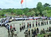 Polres Tulang Bawang Barat laksanakan Pengamanan kegiatan Aksi Damai Forum Komunikasi Honorer R2 dan R3
