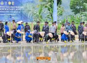 TNI AL Batalyon Infanteri 7 Marinir Teluk Pandan Wujudkan Ketahanan Pangan Nasional Lewat Bakti Sosial dan Kesehatan