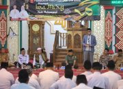 Pj Bupati Lampung Barat Hadiri Peringatan Isra Mi’raj, Ajak Jamaah Perkuat Iman