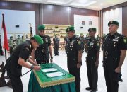 Korem 043/Gatam Gelar Acara Penyerahan Jabatan Kasrem 043/Gatam dan Sertijab Kasipers Kasrem 043/Gatam