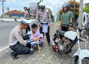 Ops Keselamatan Krakatau 2025, Kasatlantas Ajak Masyarakat Pakai Helm Saat Berkendara Roda Dua