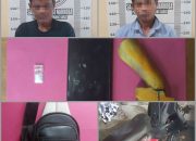 Kedapatan Miliki Sabu, Dua Orang Pria Dewasa Diringkus Unit Opsnal Sat Res Narkoba Polres Tulang Bawang Barat