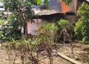 Akibat Konsleting Listrik, Rumah Milik Misbahuddin Ludes Di Lalap Si Jago Merah