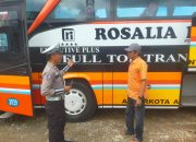 Jelang Mudik Idulfitri 2025, Satlantas Polres Pringsewu Sosialisasi Keselamatan Lalu Lintas ke Perusahaan Otobus