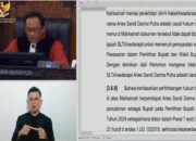 Mahkamah Konsitusi Resmi Batalkan Kemenangan Arisandi DP Pilkada 2024