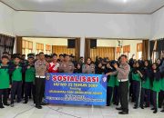 Satlantas Polres Tulang Bawang Barat Sosialisasi UU No 22 Tahun 2009 di SMAN 2 Tulang Bawang Tengah