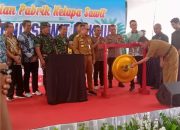 Bupati Way Kanan Resmikan Pabrik Kelapa Sawit PT. Pesona Sawit Makmur
