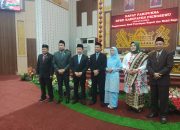 Rapat Paripurna DPRD, Pj Bupati Pringsewu Ucapkan Selamat Kepada Bupati dan Wabup Terpilih
