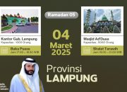 Muhammad Daud Owner MSI & BASU Safari Ramadhan Ke Bandar Lampung Dan Kota Metro Gandeng Syaikh Abdurahman Al-Ausy Imam Masjidil Haram.
