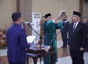 Bupati  Pringsewu Lantik Andi Purwanto Sebagai Penjabat Sekretaris Daerah