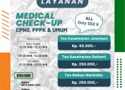 RSUD Abdul Moeloek Buka Layanan Medical Check-Up untuk CPNS, PPPK, dan Umum