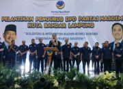 DPD NasDem Bandarlampung Resmi Dilantik, Target Dua Besar Pemilu 2029