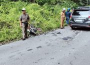 Mobil Camat Sukau Terlibat Kecelakaan, Pemotor Tewas