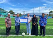 Komitmen Dukung Sarana Olahraga dan Pendidikan Karakter Generasi Muda, BRI Kanca Bengkulu Bangun Lapangan Mini Soccer  untuk Yayasan Al-Fida Bengkulu Melalui CSR