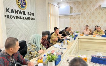 Kunjungi BPN Lampung, Bupati Lambar Usul Pelepasan Hutan Lindung Sukapura