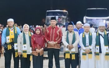 163 Jamaah Haji Lampung Timur Tiba dengan Selamat, Sekda Ingatkan Tantangan Menjaga Kemabruran