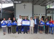 BRI Peduli TJSL Berbagi Kasih Bersama BRI Salurkan 500 Paket Sembako untuk Umat Kristiani di Bandar Lampung