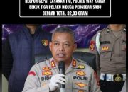 Respon Cepat Layanan 110, Polres Way Kanan Bekuk Tiga Pelaku Diduga Pengedar Sabu Dengan Total 32,83 Gram