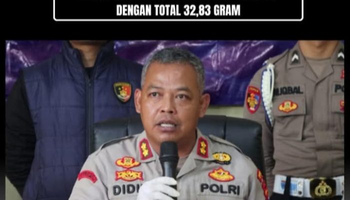 Respon Cepat Layanan 110, Polres Way Kanan Bekuk Tiga Pelaku Diduga Pengedar Sabu Dengan Total 32,83 Gram