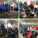 SPPG Dapur Kasui Makmur Serahkan APD kepada Pelaku UMKM di Kasui Pasar