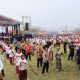 Ribuan Peserta Nyambai Bersama Padati Lapangan Merdeka
